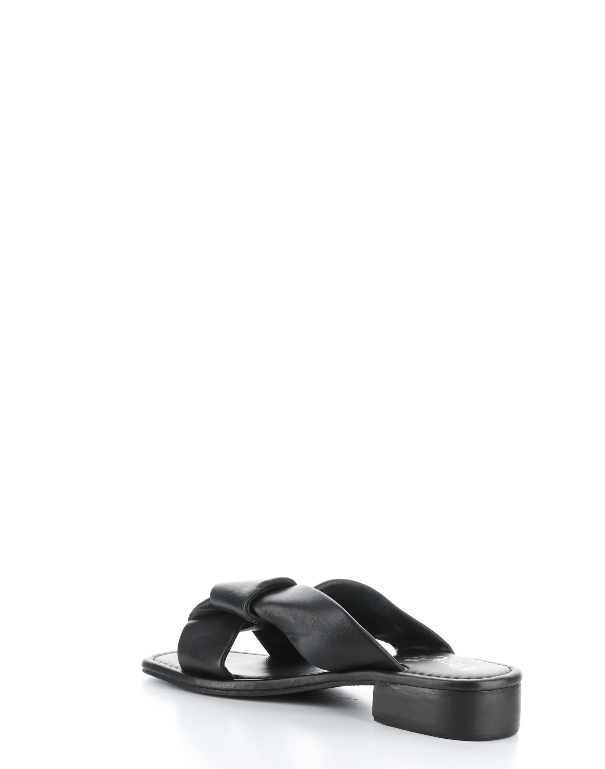 KNICK BLACK Round Toe Sandals