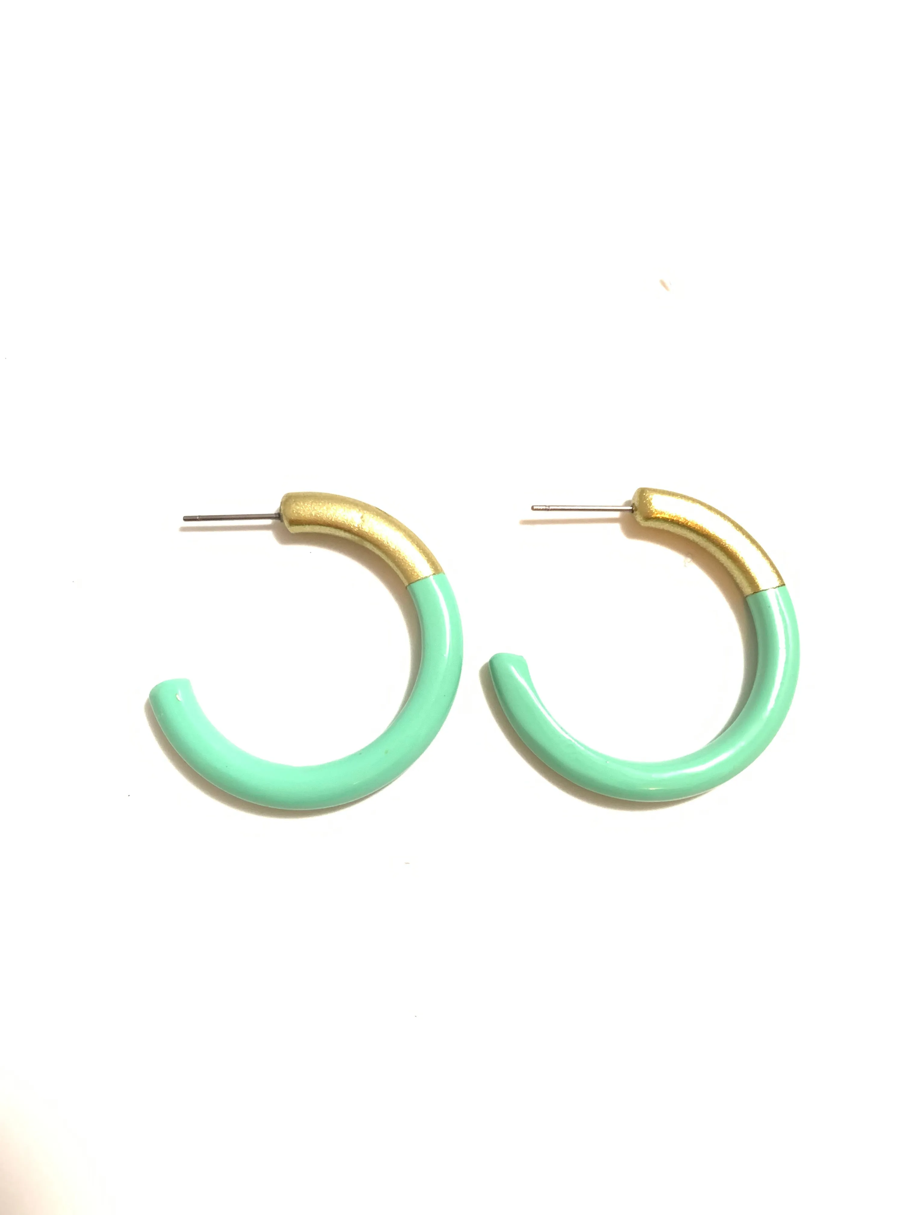 LIZ Med Hoops in Mint