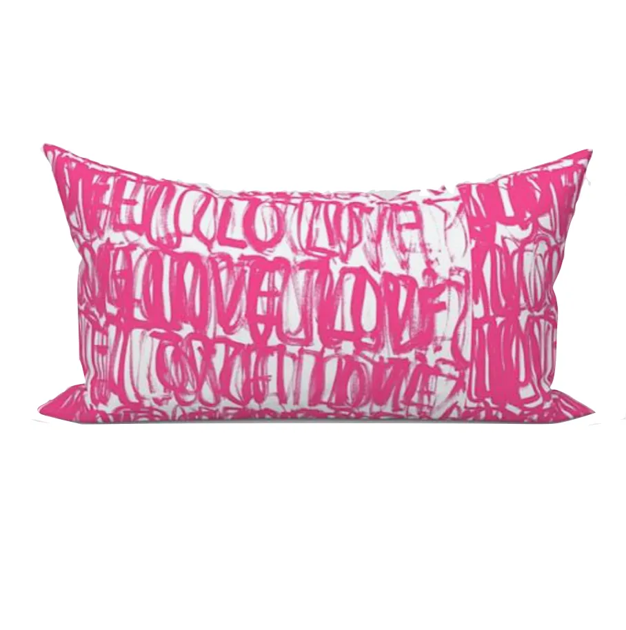 Love Actually Pillow Pop Pink