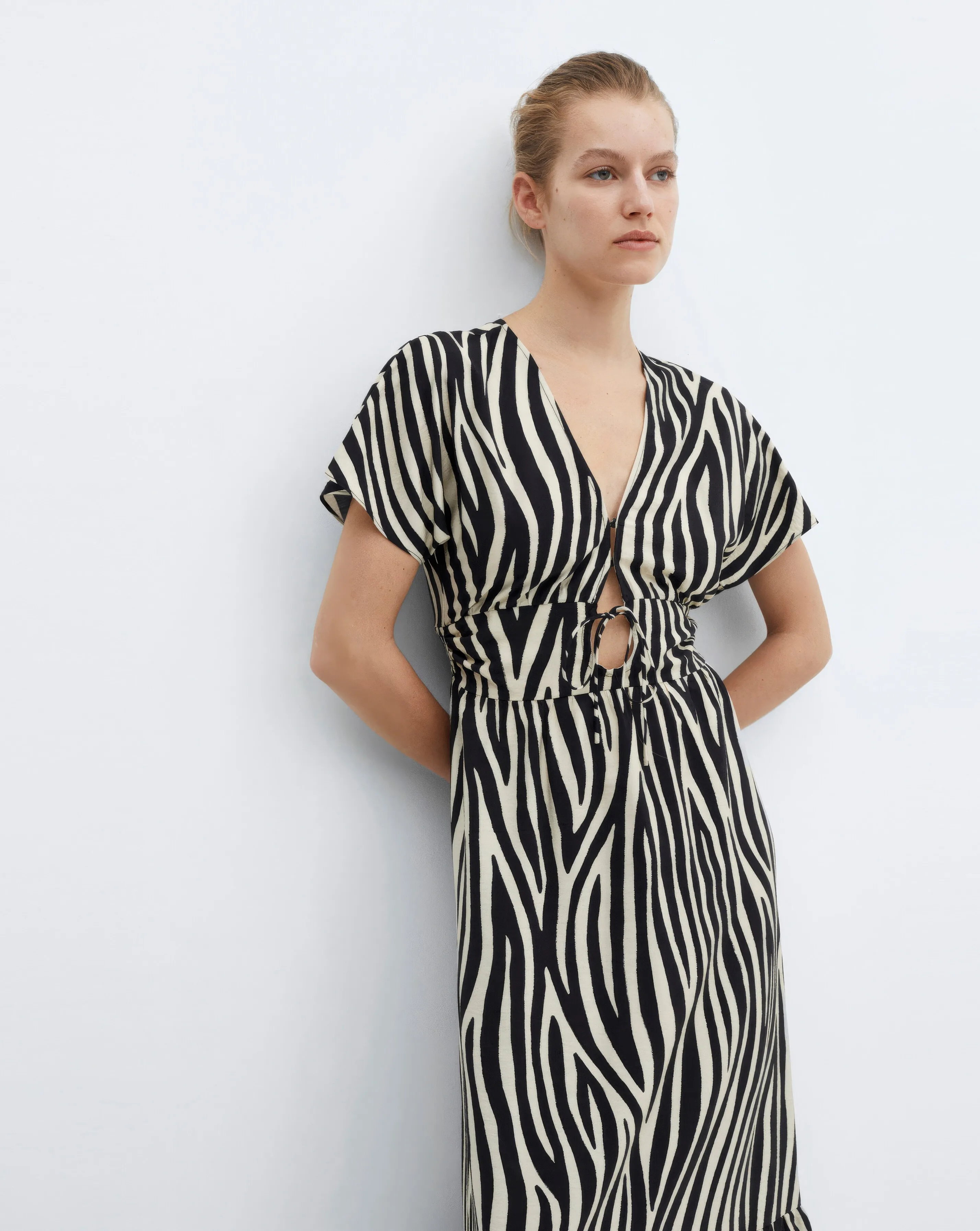 Mango Coloma Zebra Print Maxi dress | Simply Be