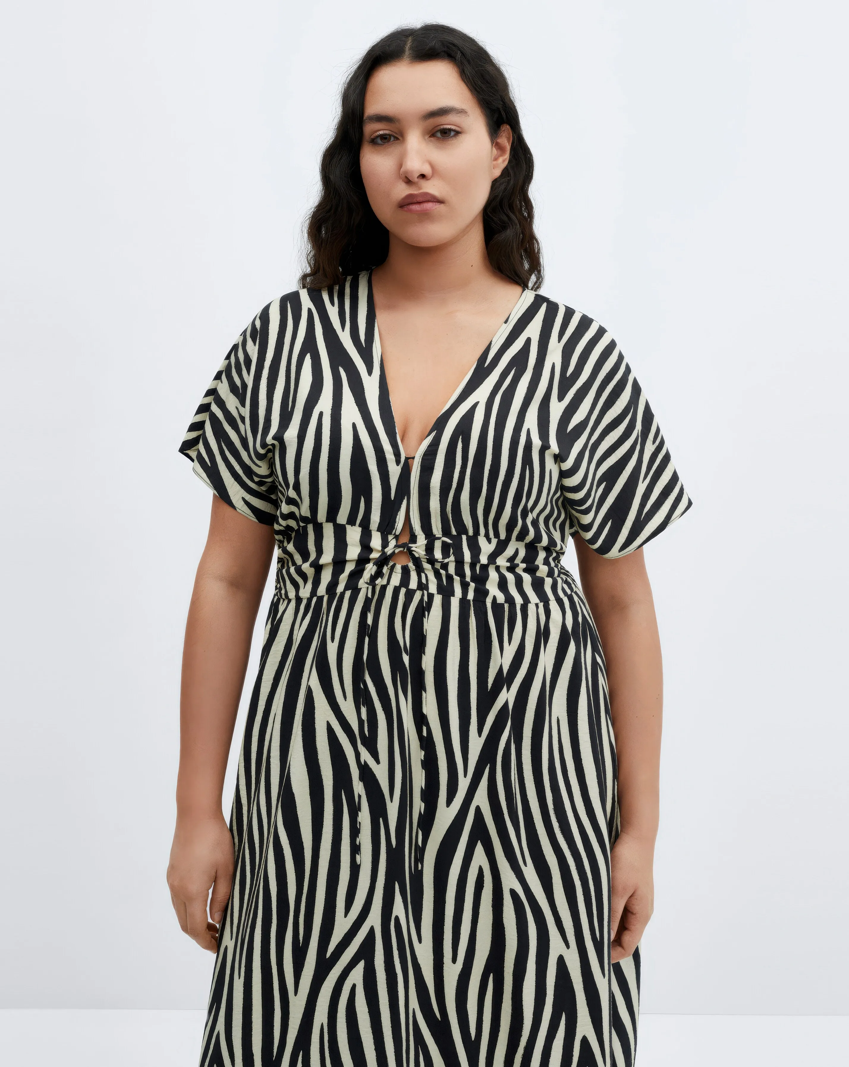 Mango Coloma Zebra Print Maxi dress | Simply Be