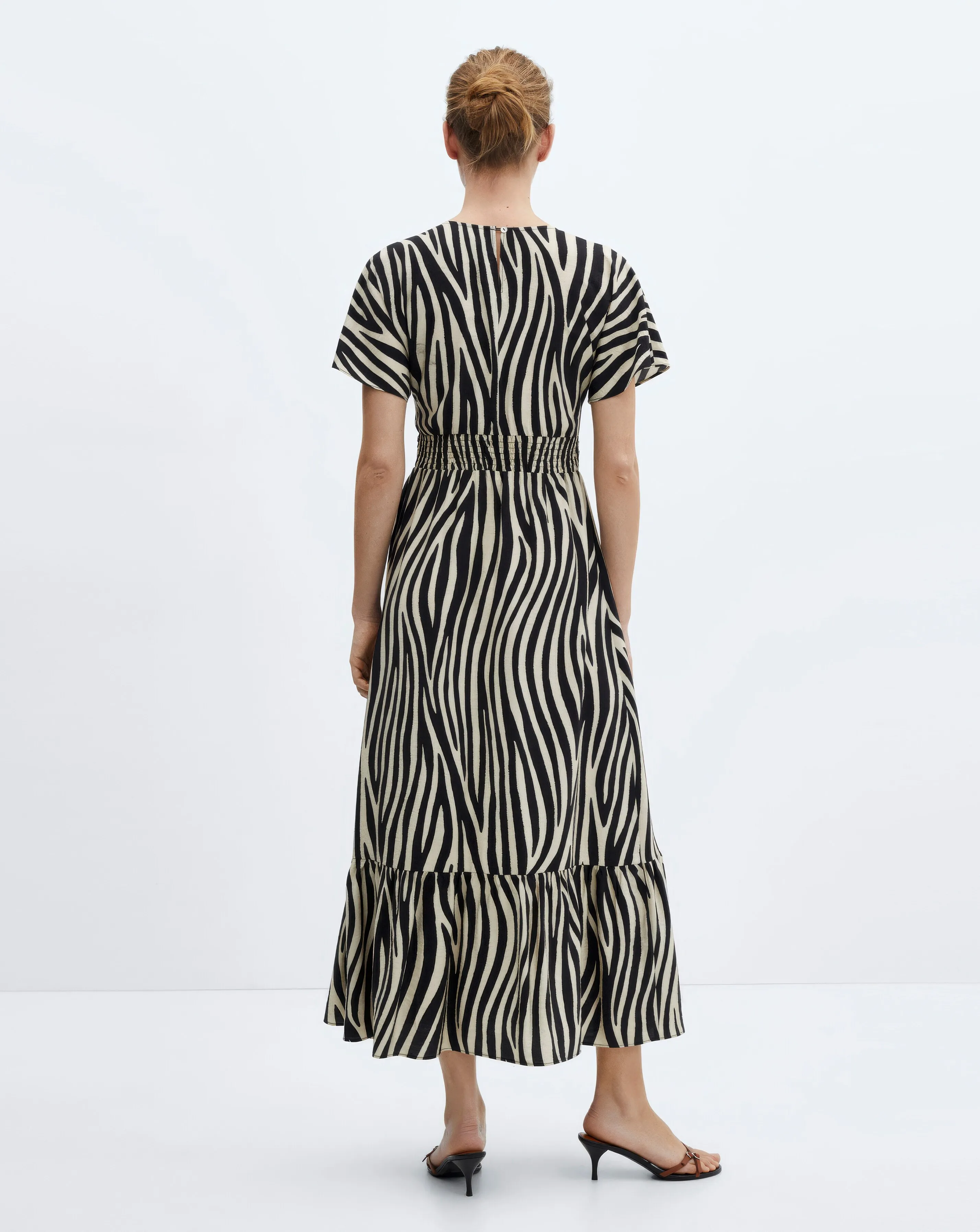 Mango Coloma Zebra Print Maxi dress | Simply Be