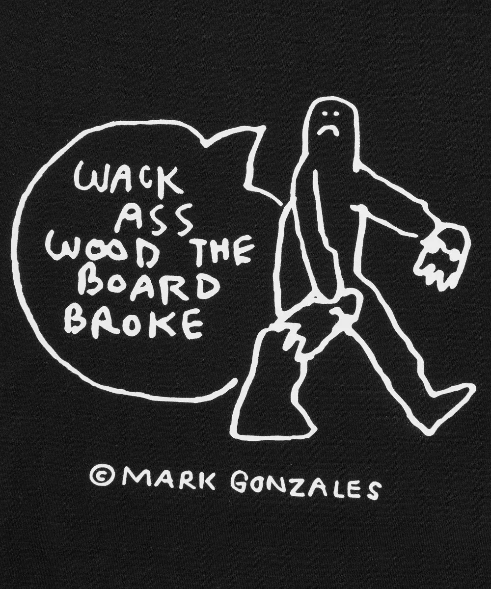 Mark Gonzales  |[MARK GONZALES] ★ MG BROKEN BOARD GRAPHIC T-SHIRT