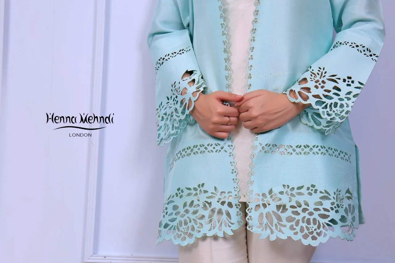 Mint Laser Cut Jacket