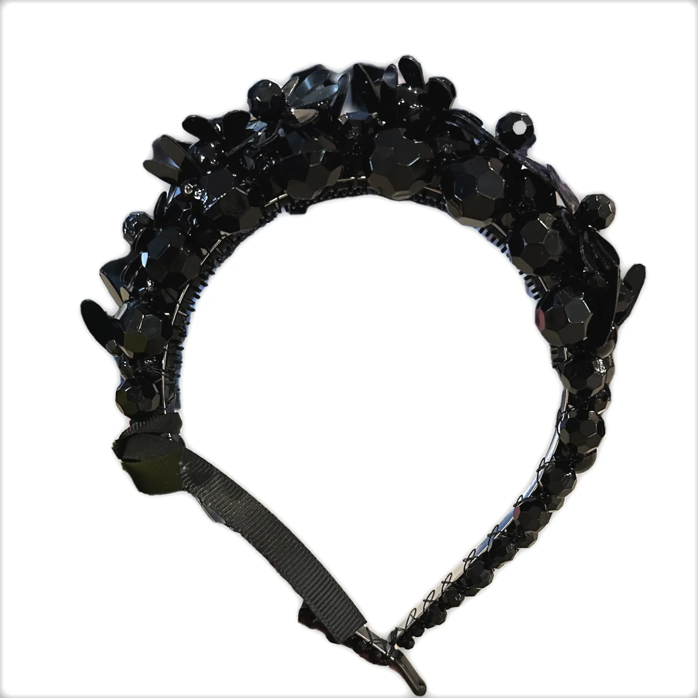 Miss Begonia Crystals Headband