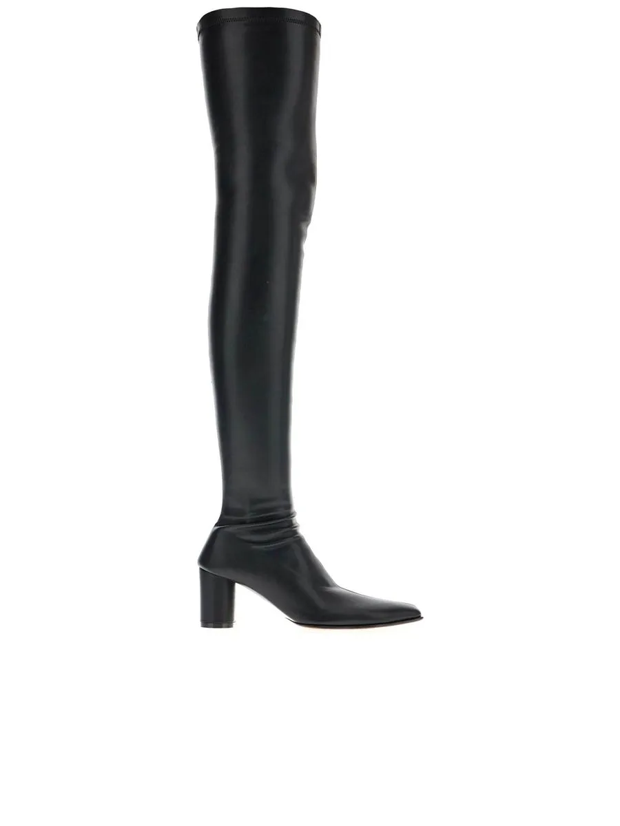 MM Maison Margiela Stretch Nappa Leather Cuissard Boots