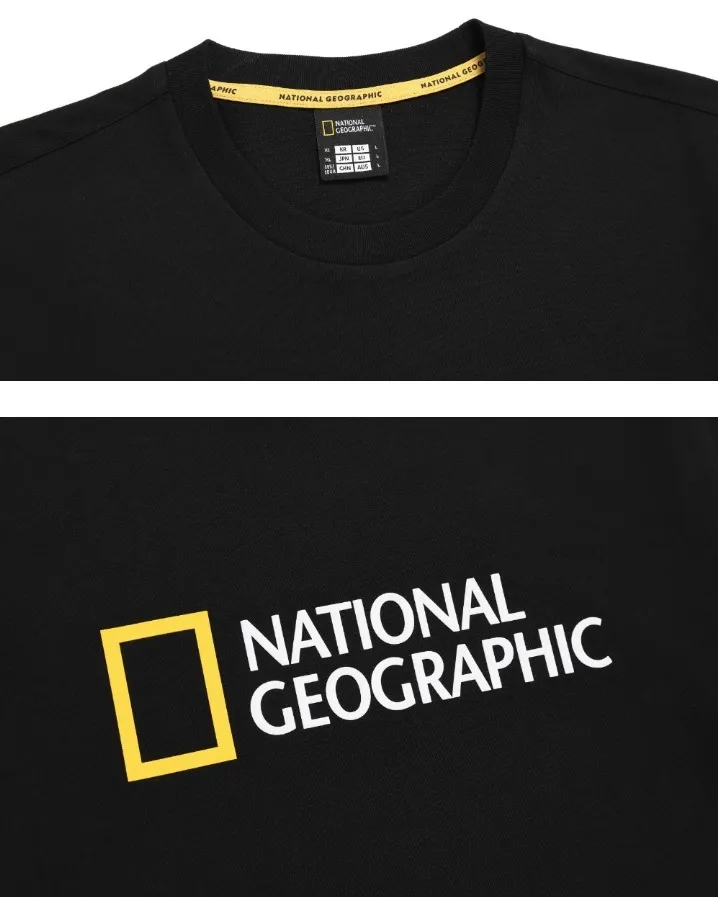 NATIONAL GEOGRAPHIC  |Unisex Street Style Logo T-Shirts