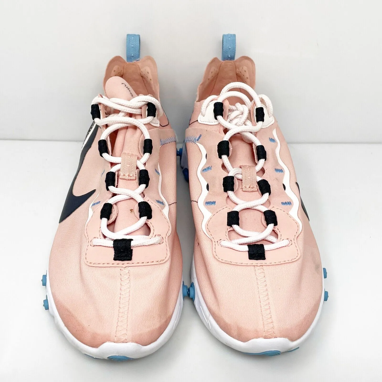 Nike Womens React Element 55 BQ2728-602 Pink Running Shoes Sneakers Size 6.5