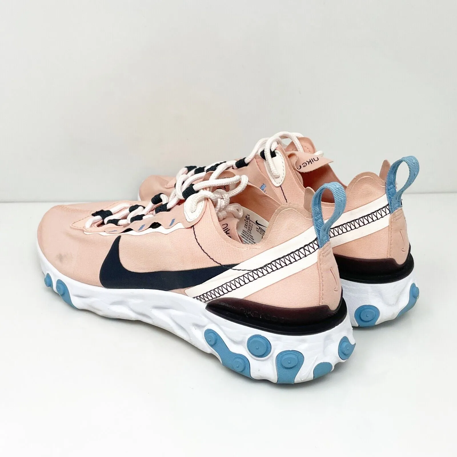 Nike Womens React Element 55 BQ2728-602 Pink Running Shoes Sneakers Size 6.5