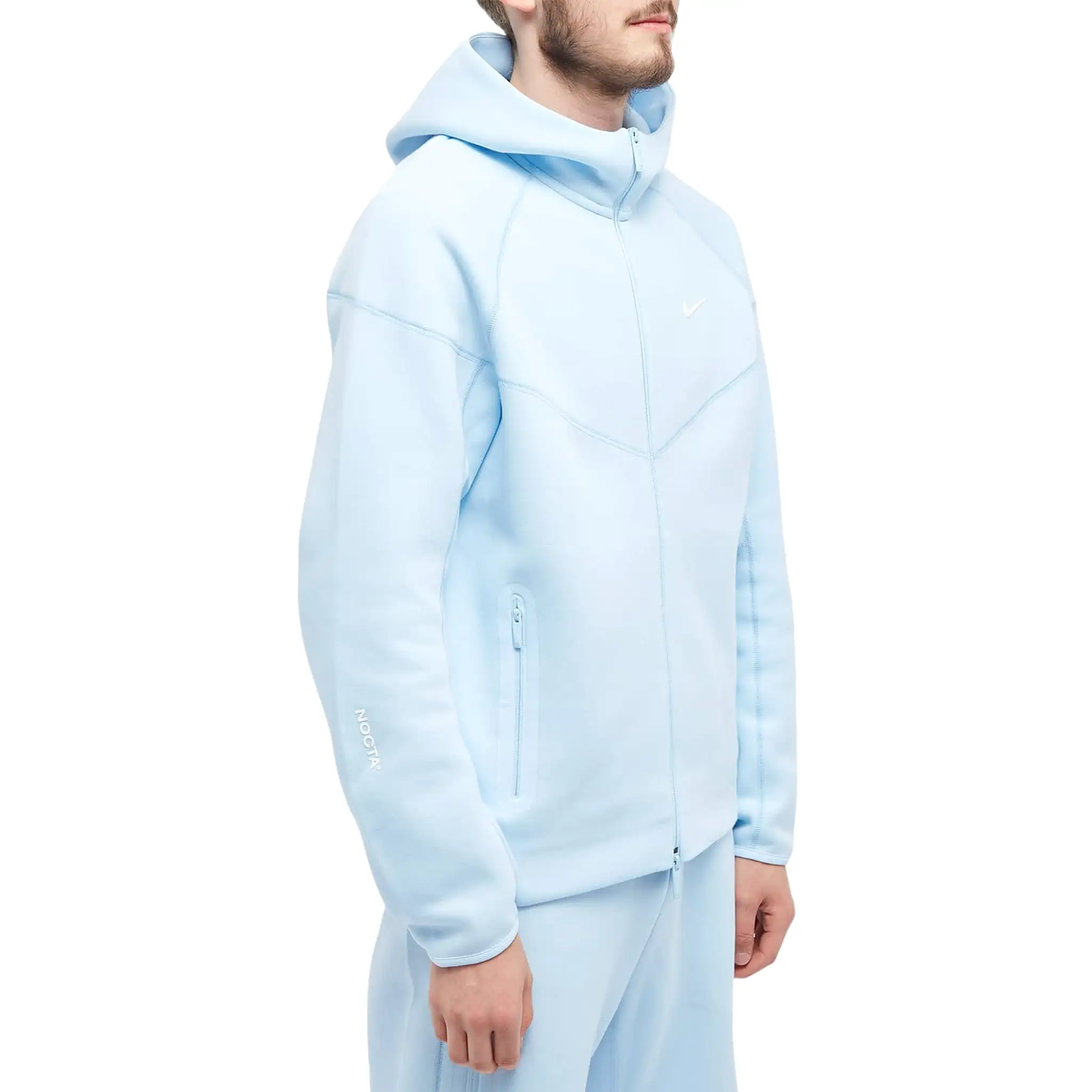 Nike x Nocta Tech Fleece Blue Zip-Up Hoodie