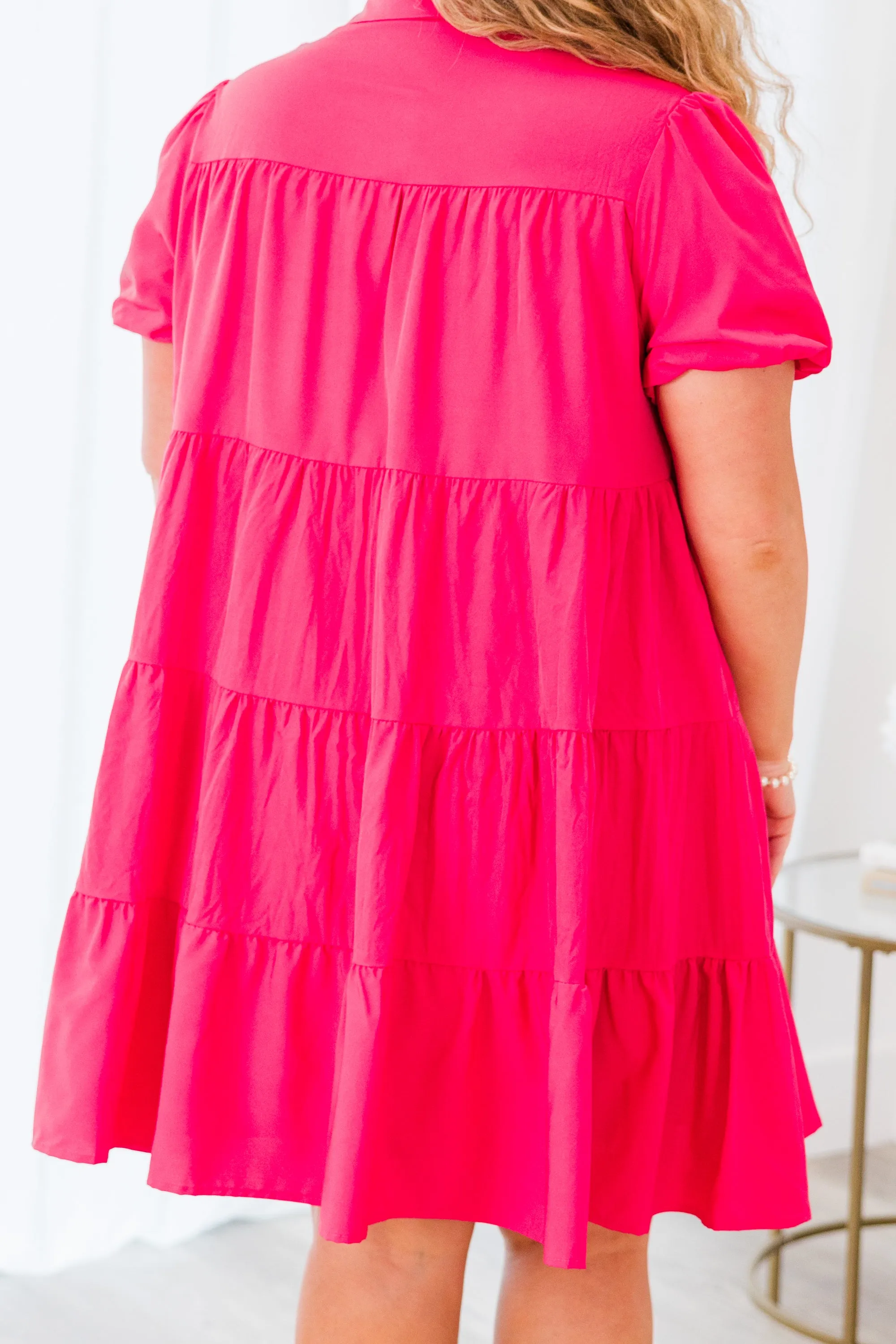 Nobody Love Dress, Hot Pink