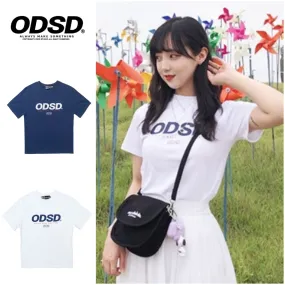 Odd Studio  |Unisex Street Style Plain Short Sleeves Logo T-Shirts