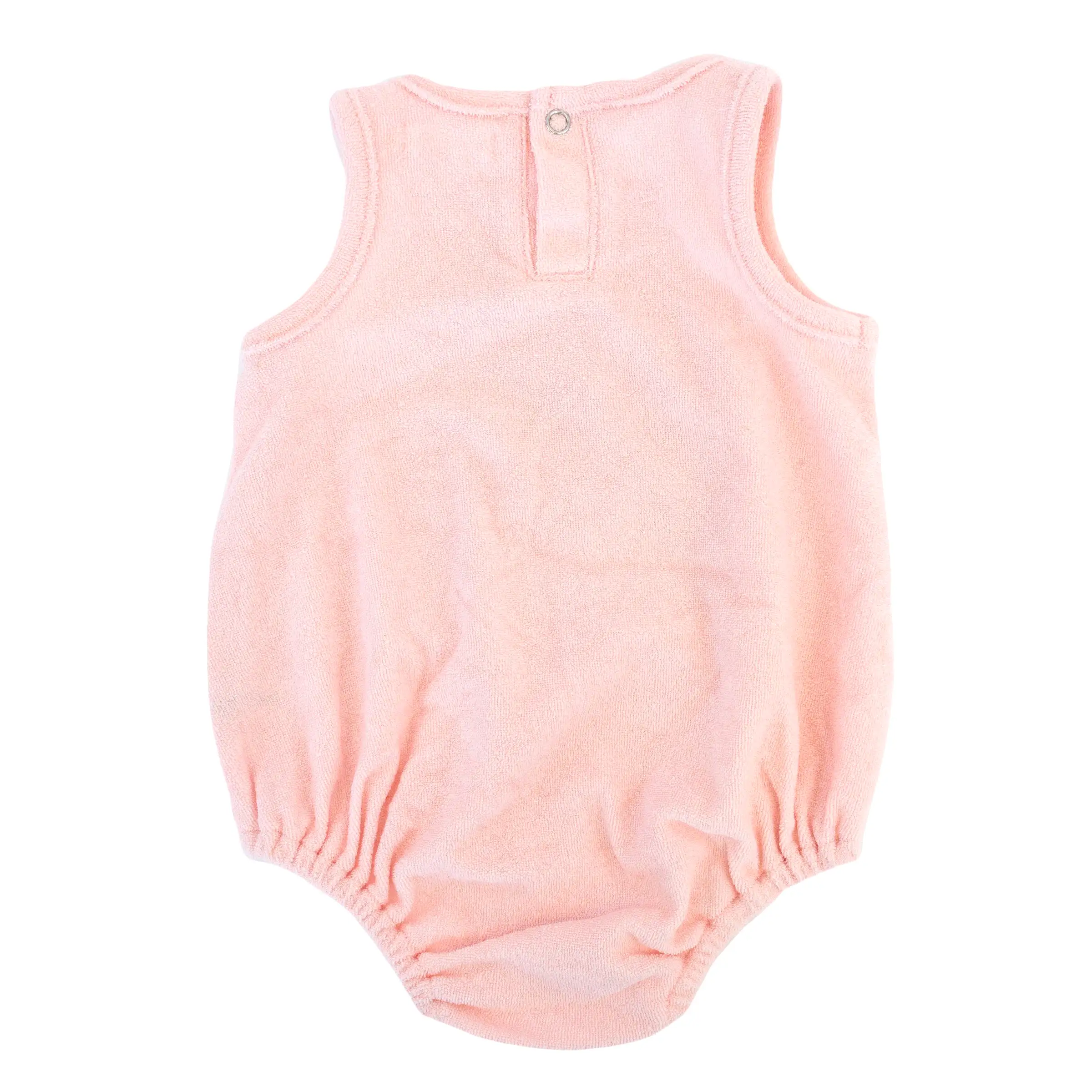 oh baby! Cotton Terry Bubble - LOVE Applique - Pale Pink