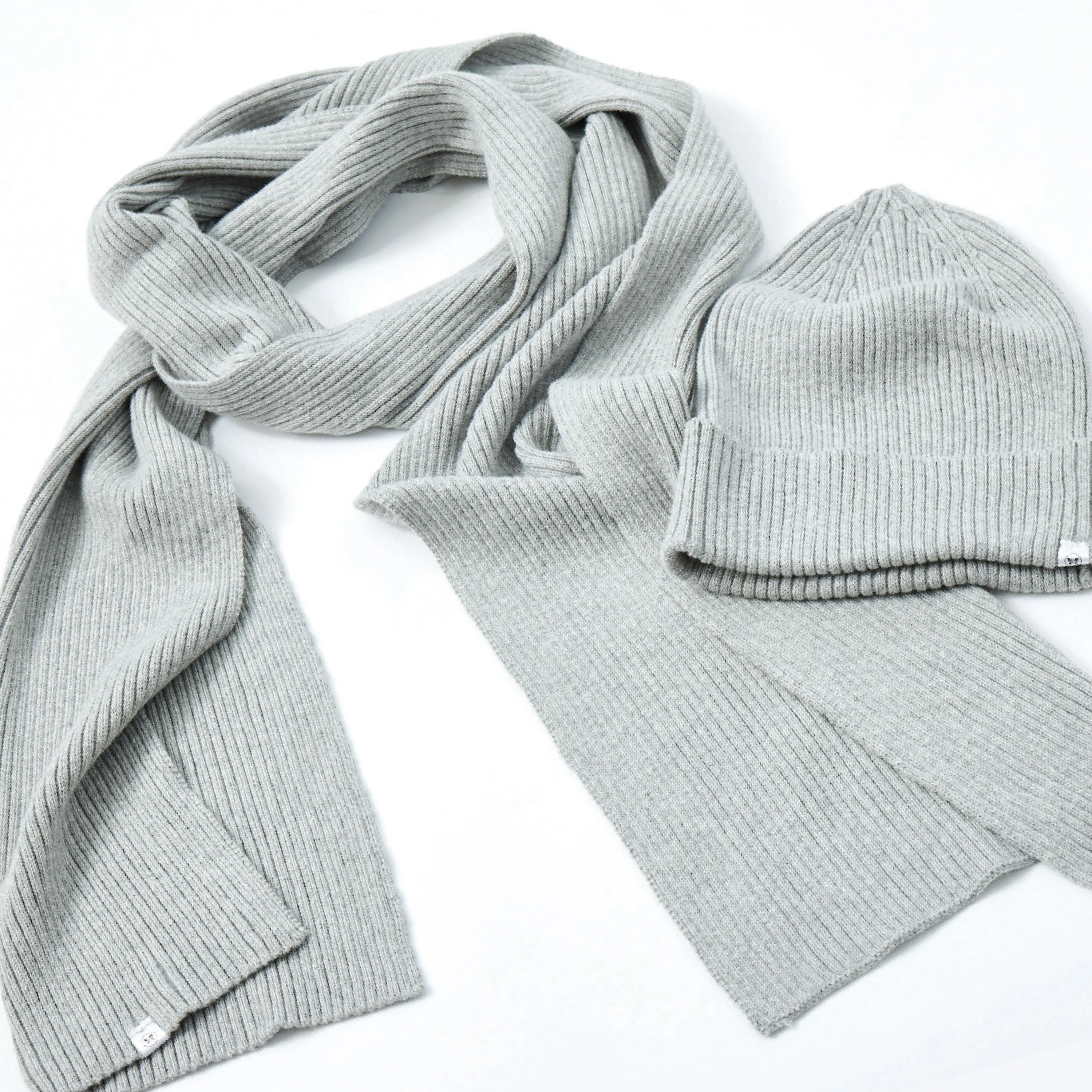 Organic Cotton Cashmere Knit Scarf