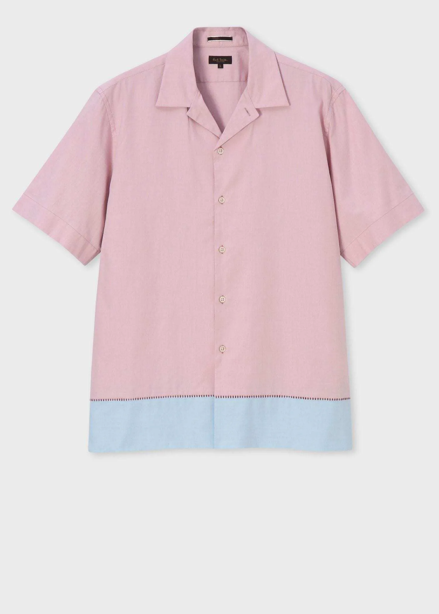 Paul Smith  |Street Style Bi-color Cotton Short Sleeves Shirts