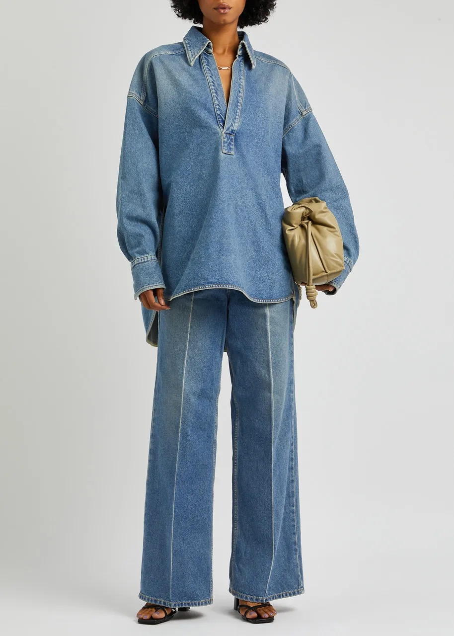 PETAR PETROV Longest Day oversized denim shirt -                         -                     -                