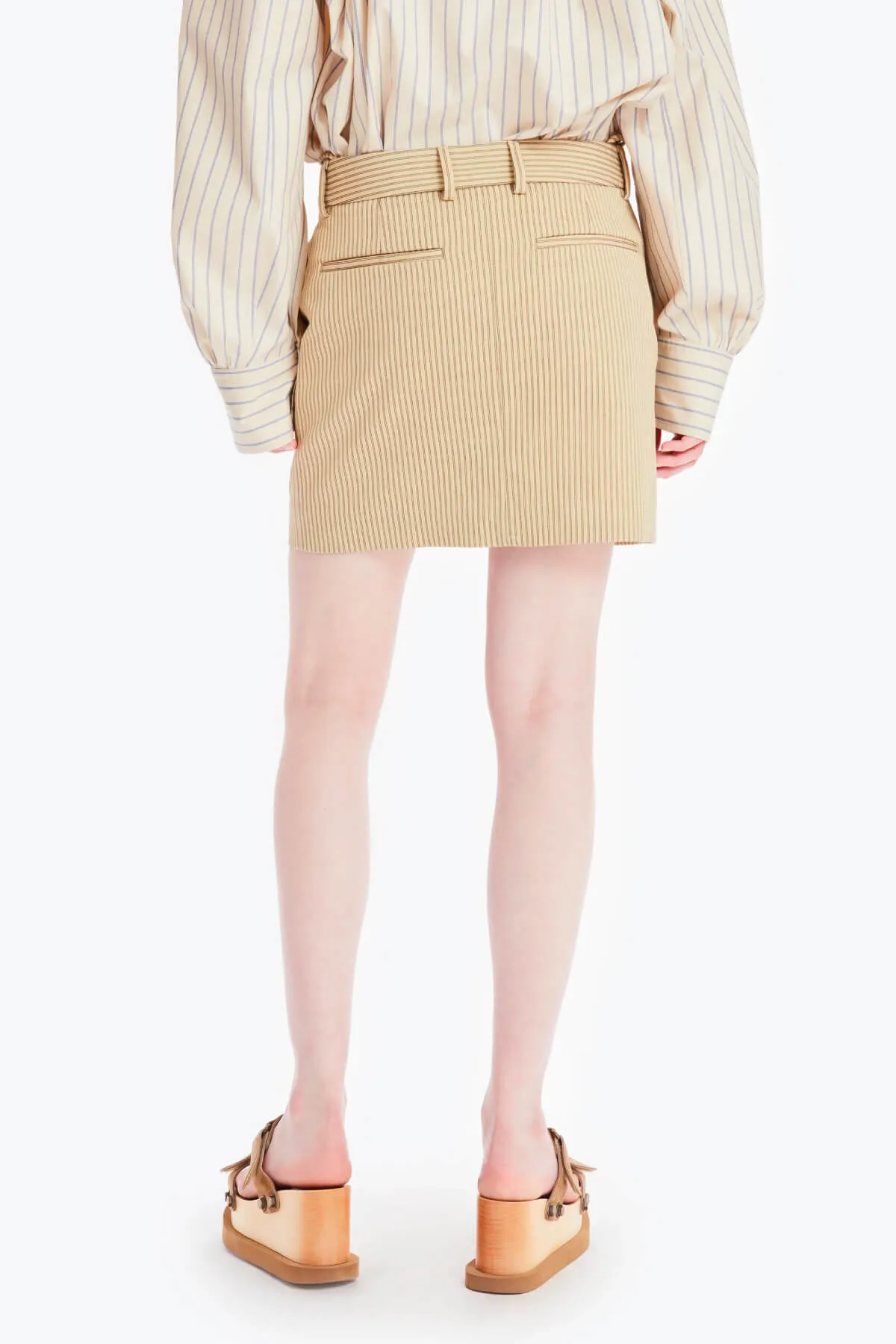 Petar Petrov Rudo Low Waisted Mini Skirt - Butter