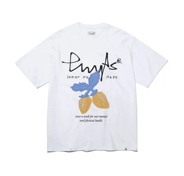 Phyps Department  |Unisex U-Neck Cotton Oversized Logo T-Shirts