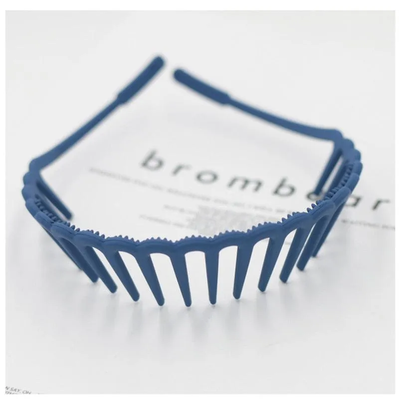 Plastic Full Circle Stretch Flexible Comb Teeth Headband Hair Hoop