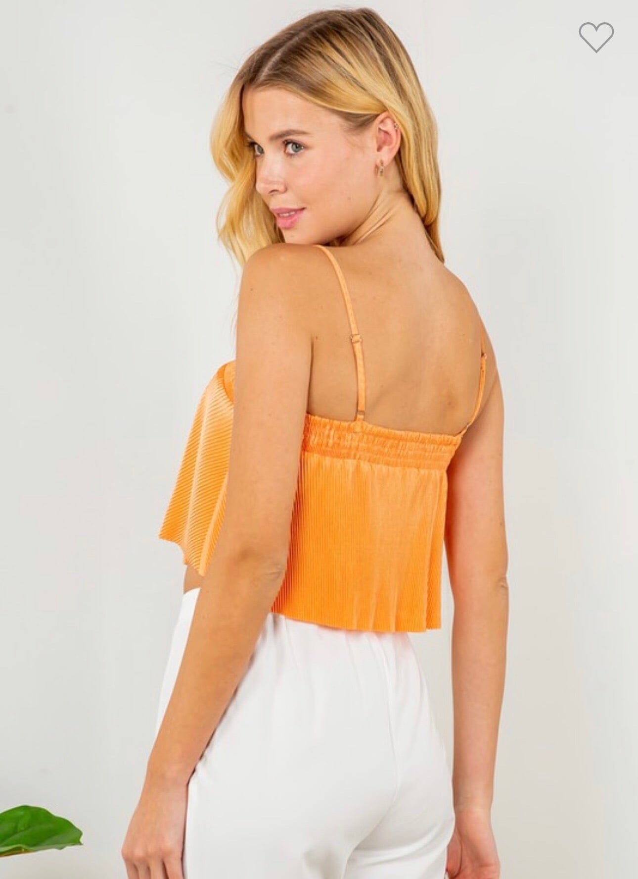 Pleated Party Top