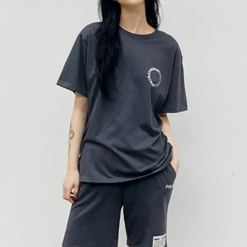 PRIMAUTER  |Unisex Street Style Short Sleeves Logo T-Shirts