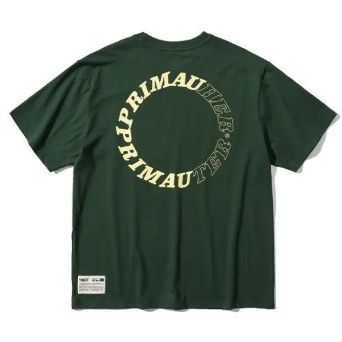 PRIMAUTER  |Unisex Street Style Short Sleeves Logo T-Shirts