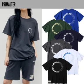 PRIMAUTER  |Unisex Street Style Short Sleeves Logo T-Shirts