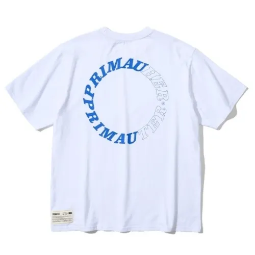 PRIMAUTER  |Unisex Street Style Short Sleeves Logo T-Shirts