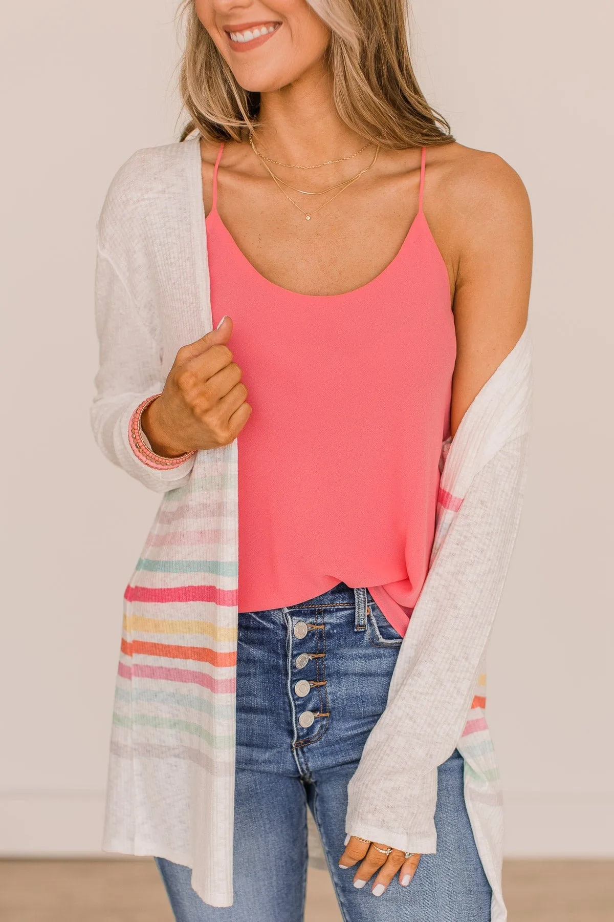 Promise Of Love Tank Top- Bubblegum Pink