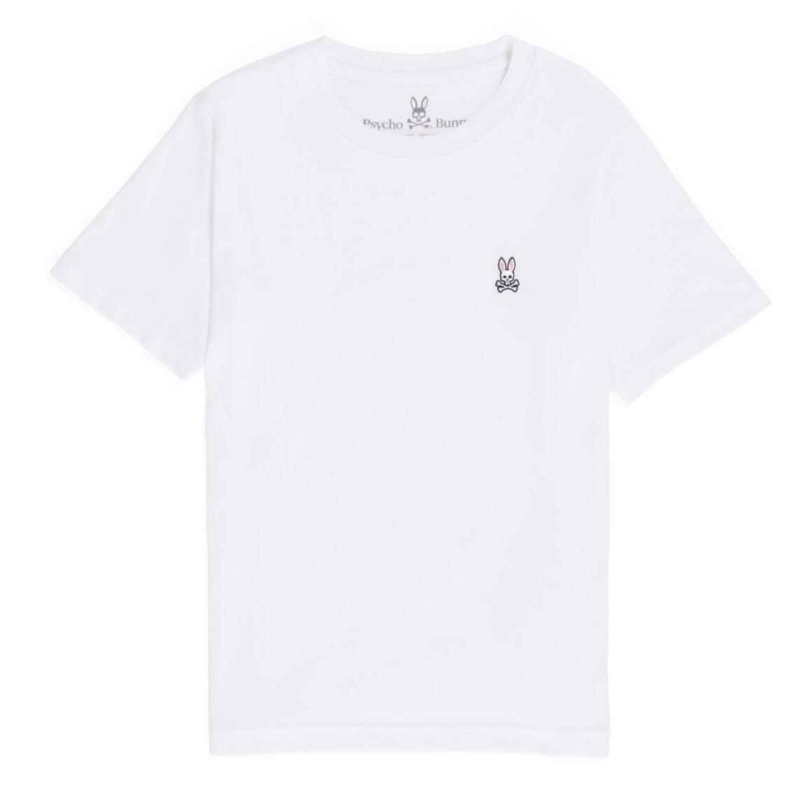 Psycho Bunny Kids White Classic Crew Neck T-Shirt_ B0U014CRPC-100