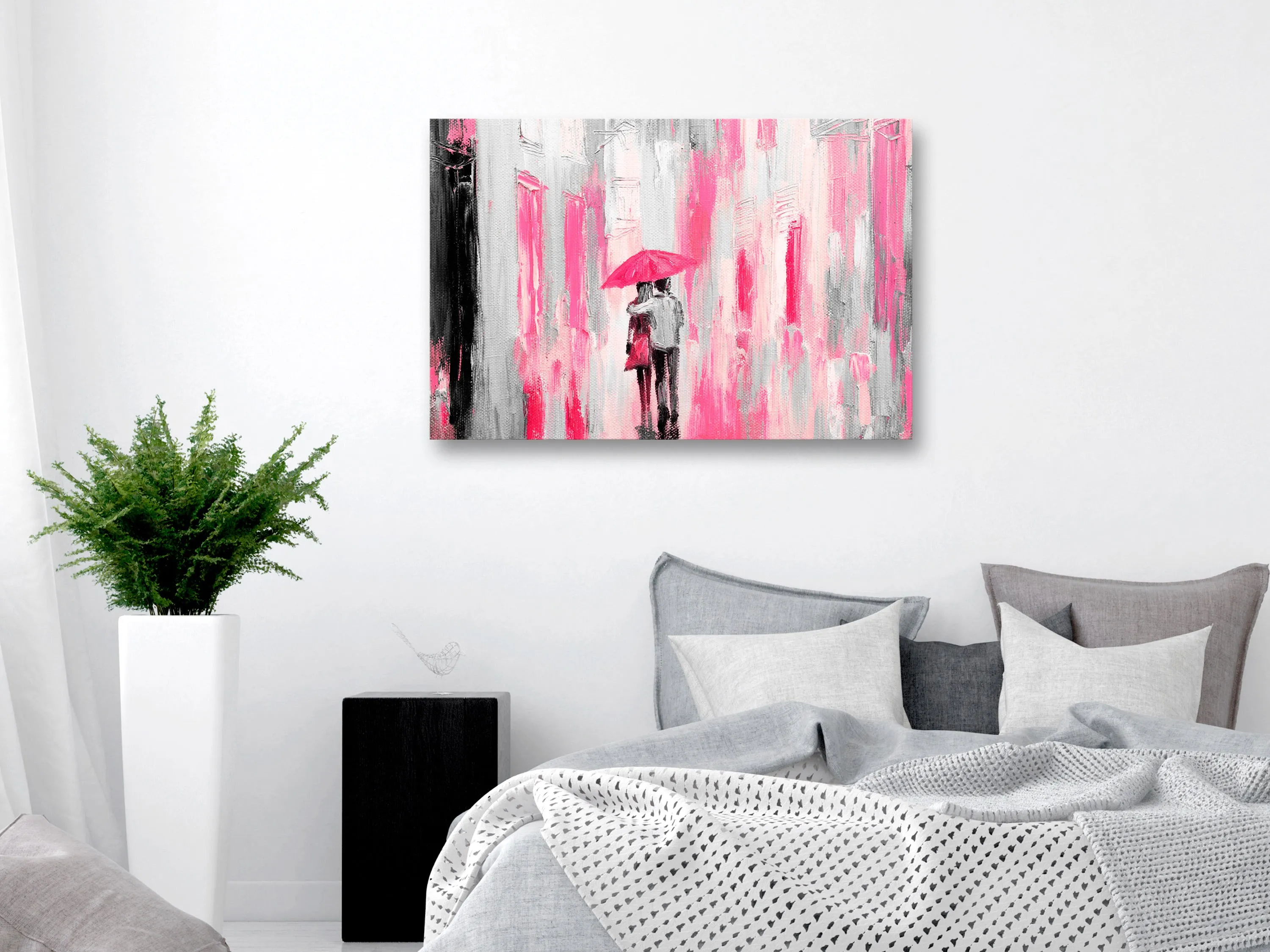 Quadro Umbrella in Love (1 Part) Wide Pink