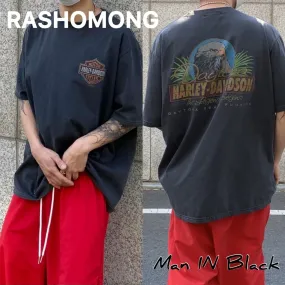 RASHOMONG  |Unisex Street Style Oversized T-Shirts