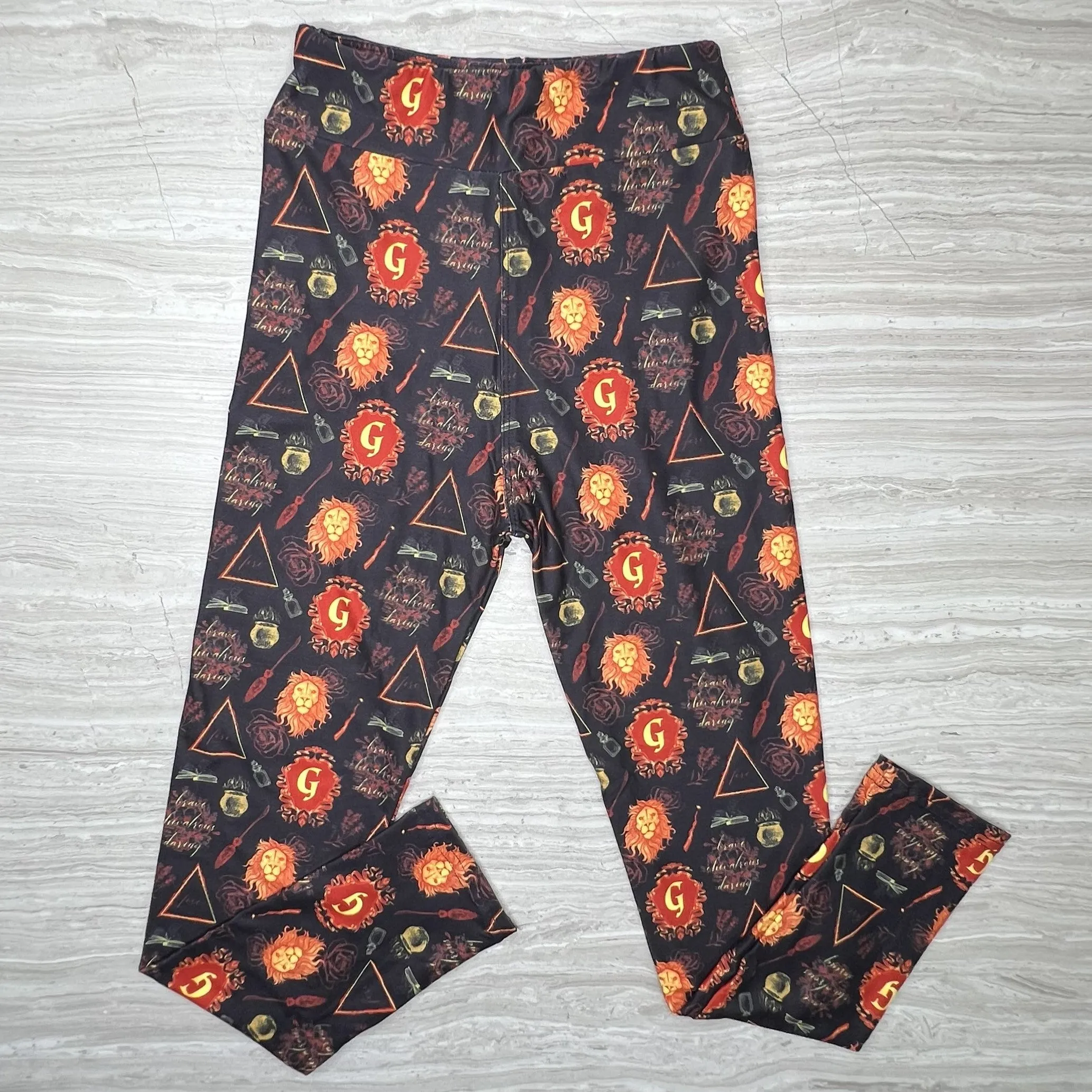 Red House Print Kids Soft Leggings