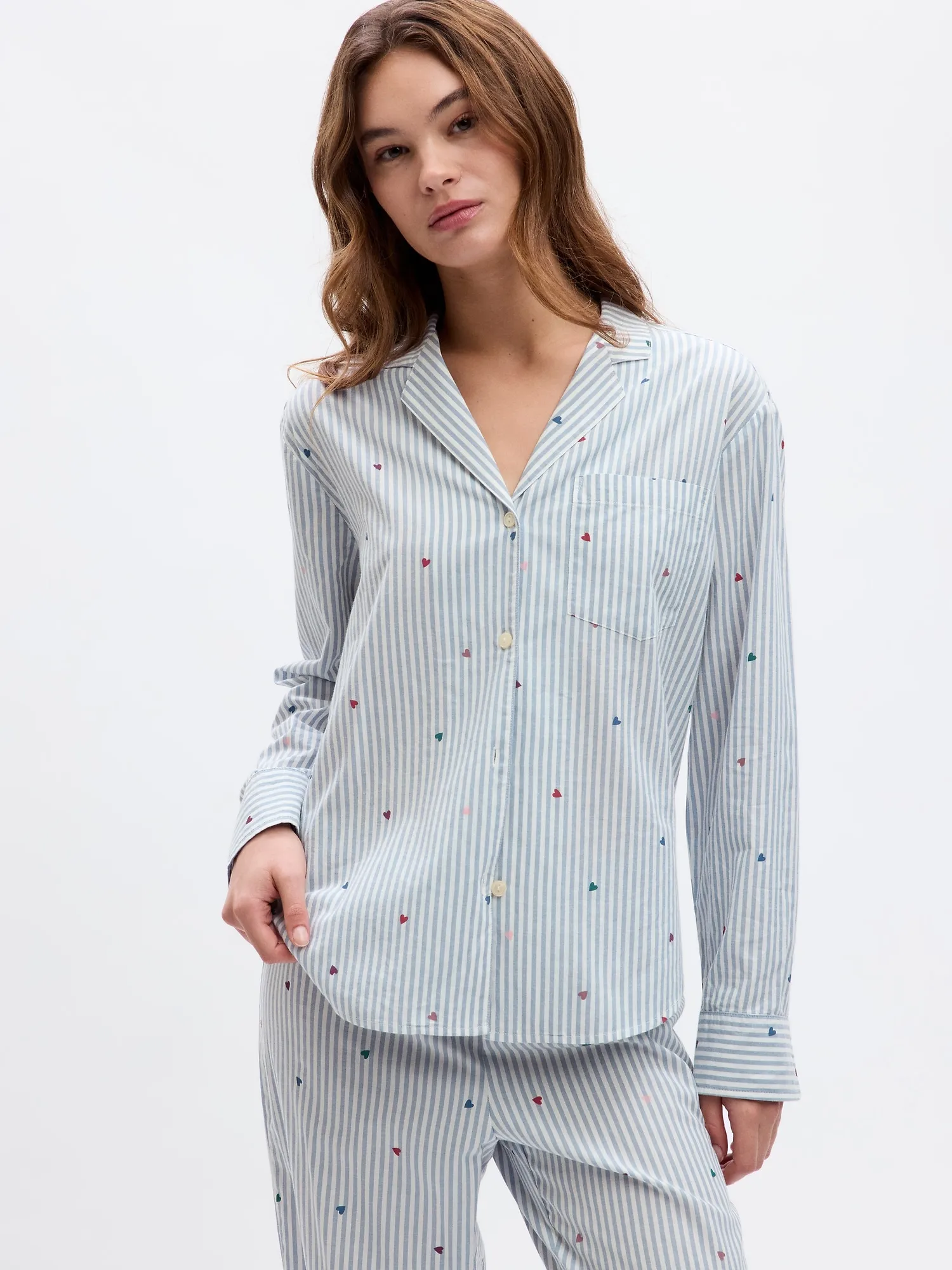 Relaxed Poplin PJ Shirt