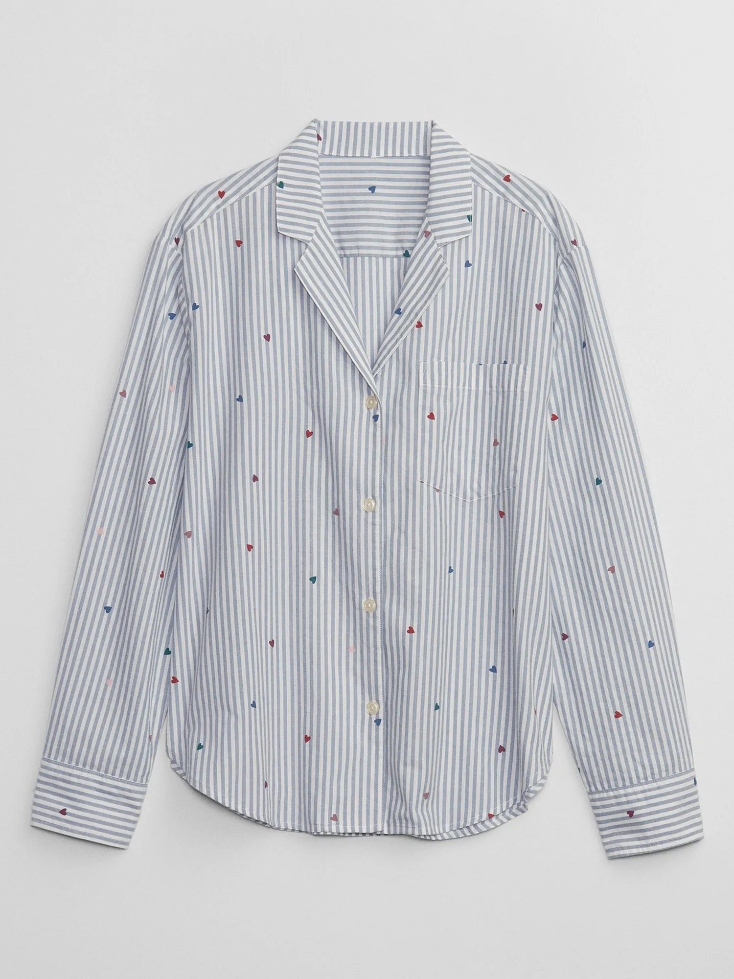 Relaxed Poplin PJ Shirt