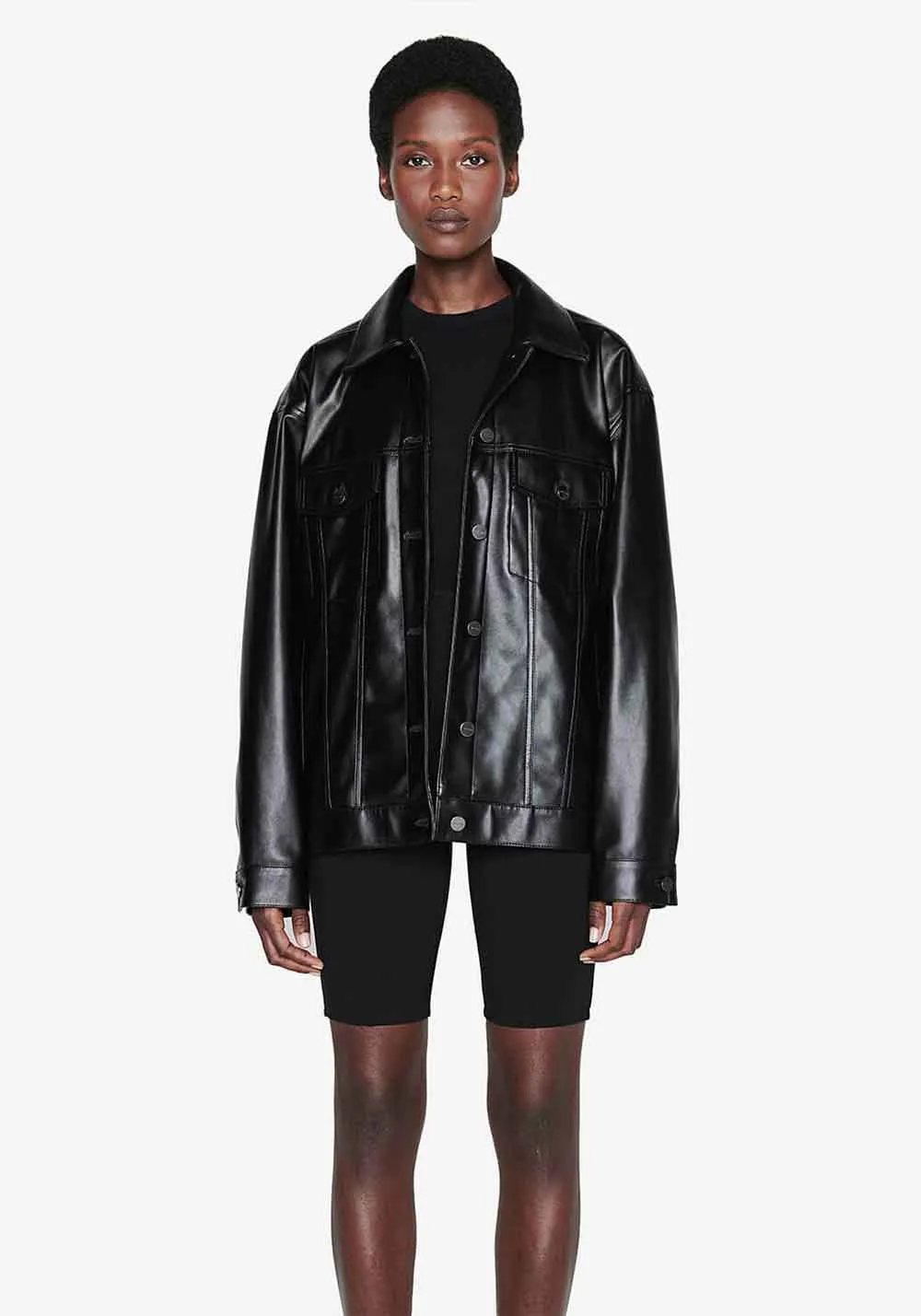 Rory Jacket Black Vegan Leather