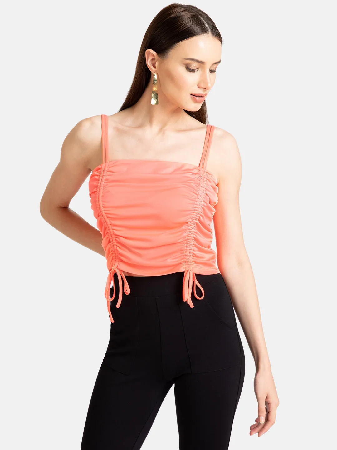 Ruched Crop Top