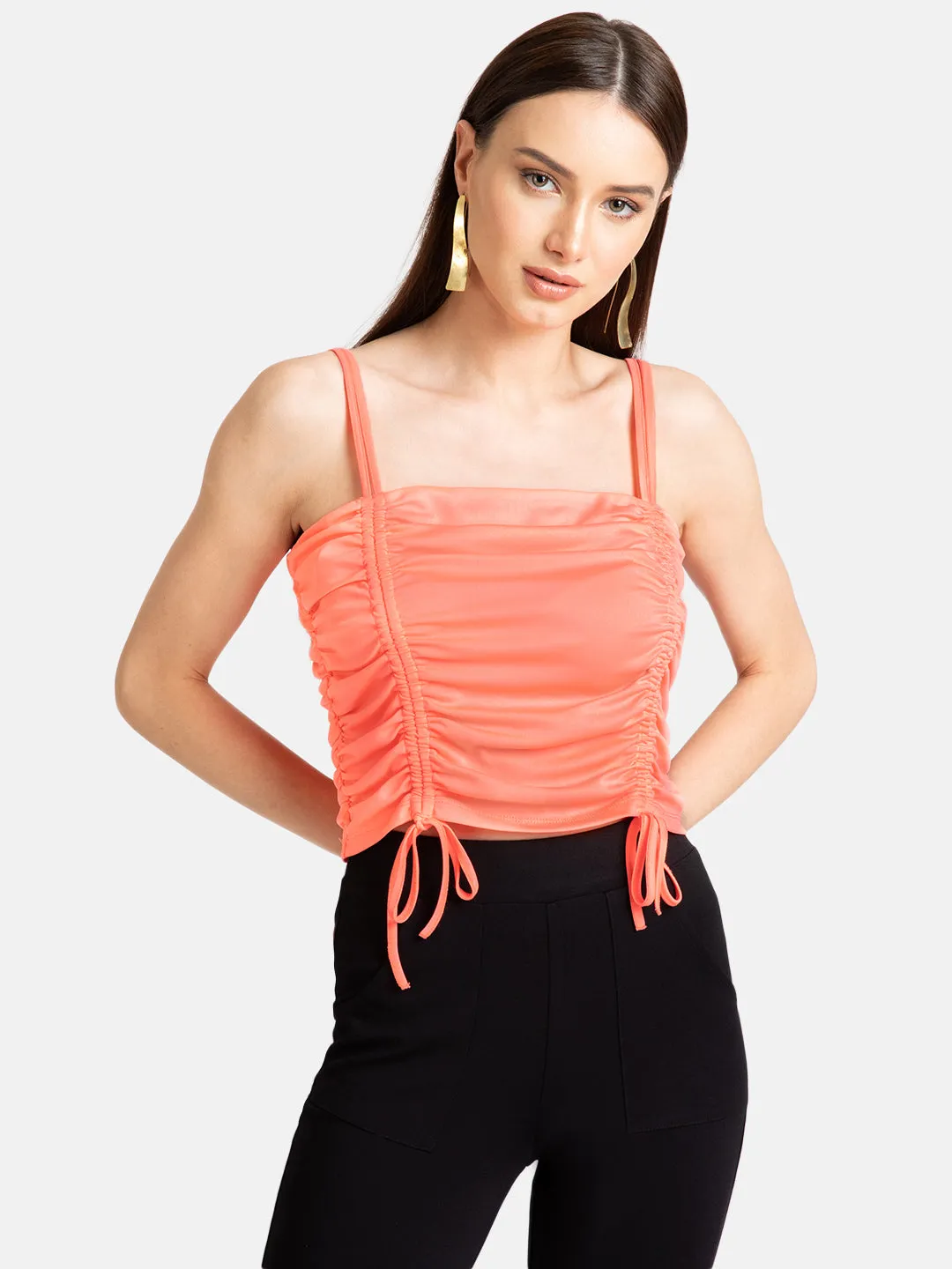 Ruched Crop Top