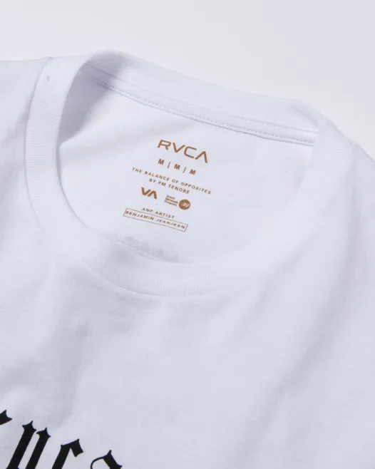 RVCA  |Plain Short Sleeves Logo T-Shirts