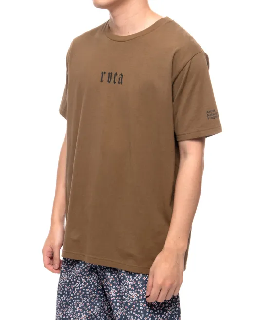 RVCA  |Plain Short Sleeves Logo T-Shirts