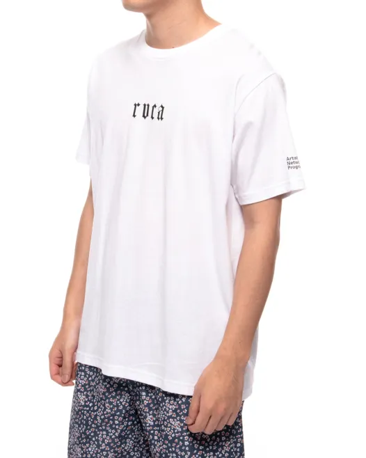 RVCA  |Plain Short Sleeves Logo T-Shirts