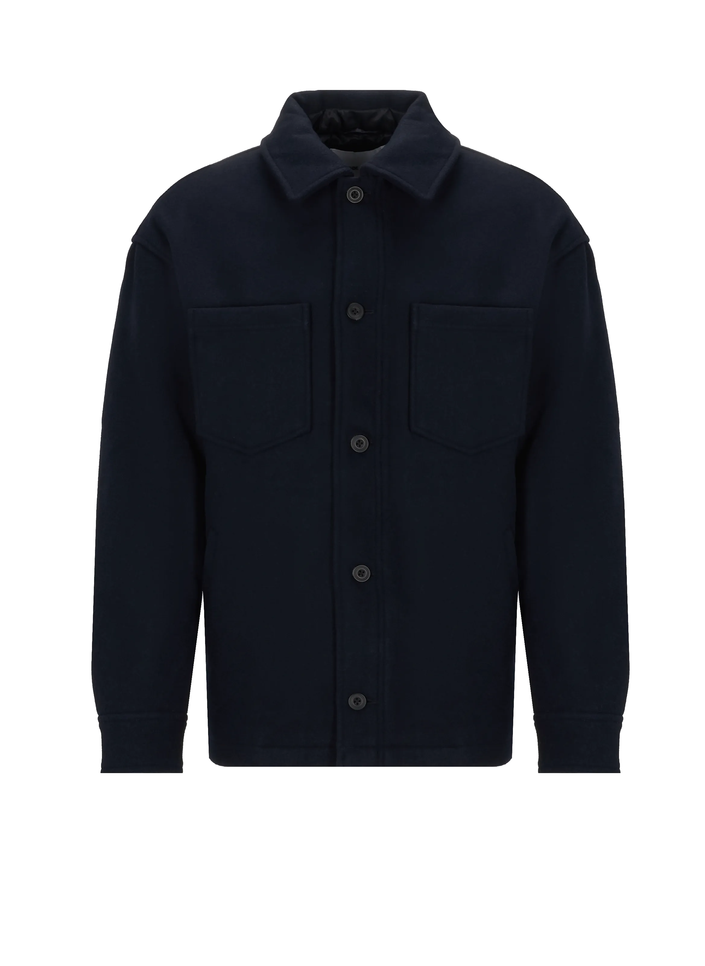 Samsoe samsoe  Short viscose coat  - Blue