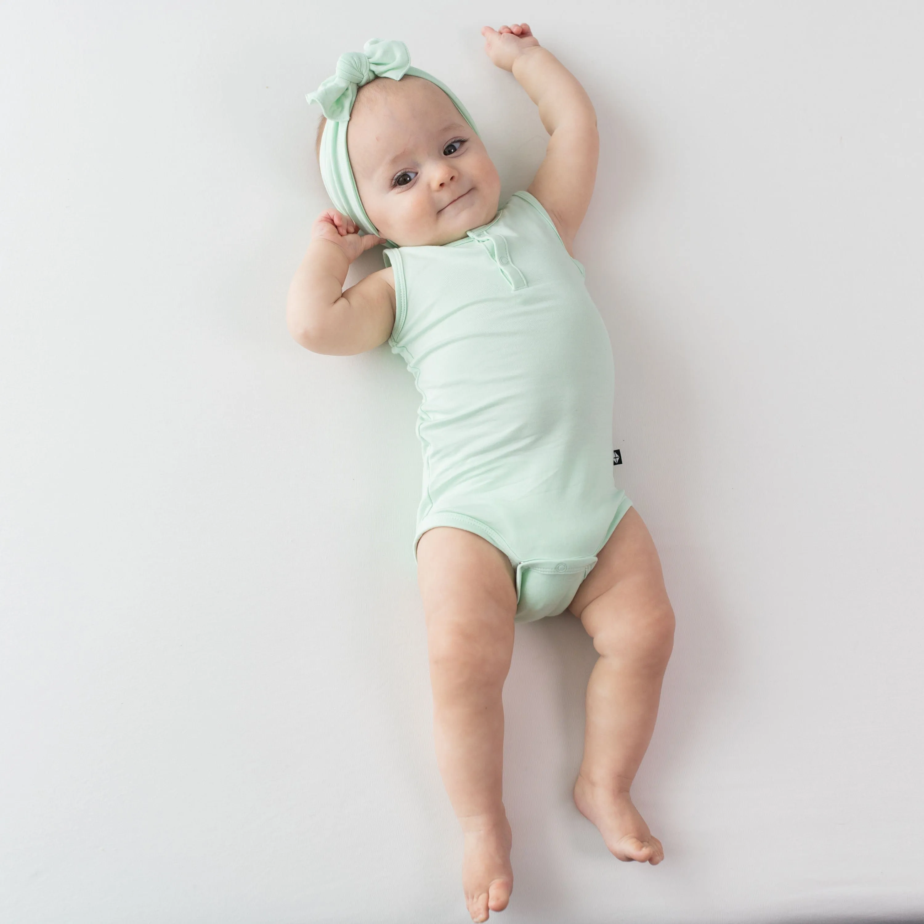 Sleeveless Bodysuit in Mint