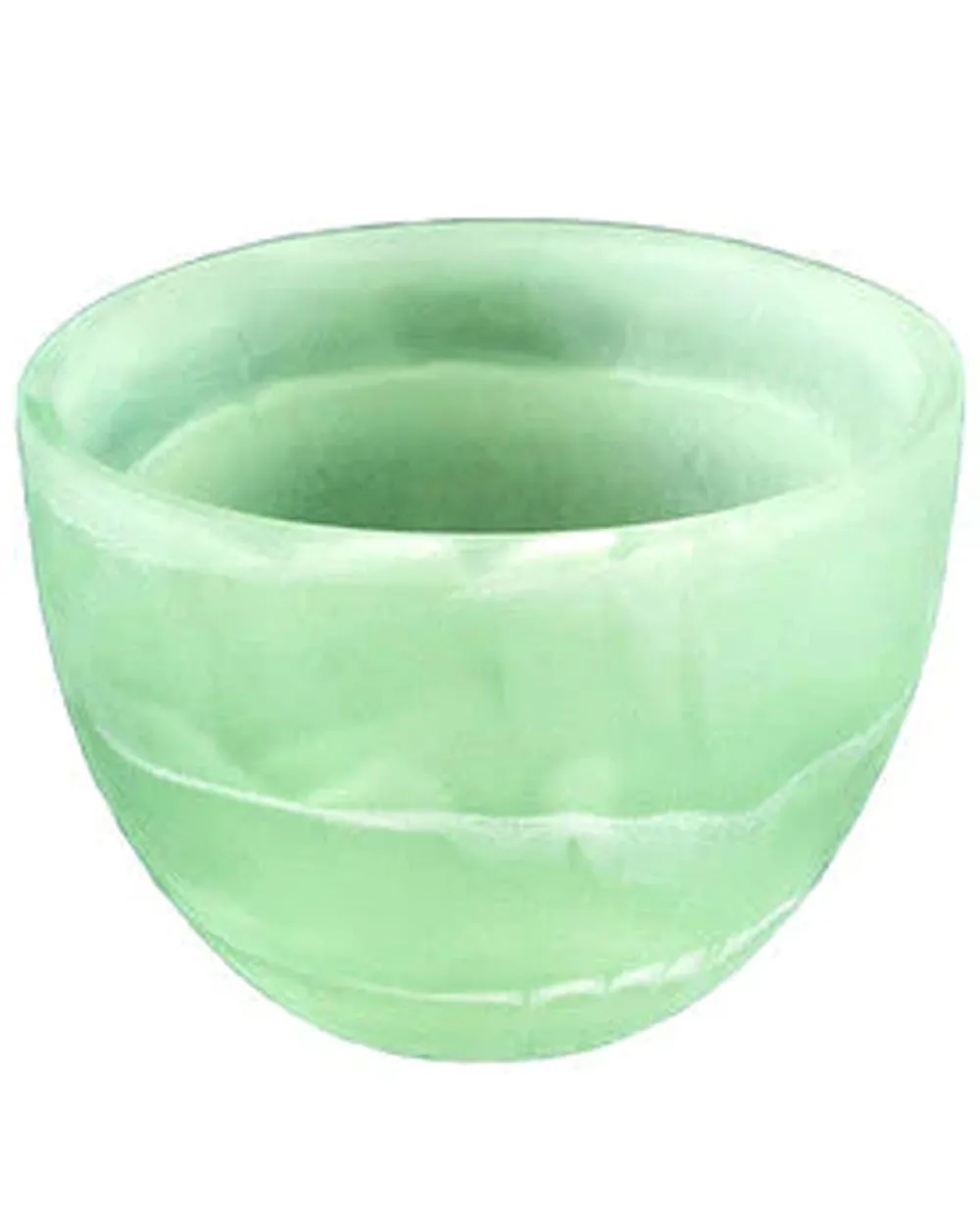 Small Deep Bowl in Mint Swirl