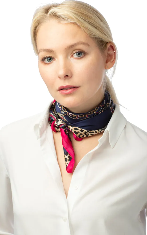 SPSS8618 Animal Chain Mix Printed Scarf