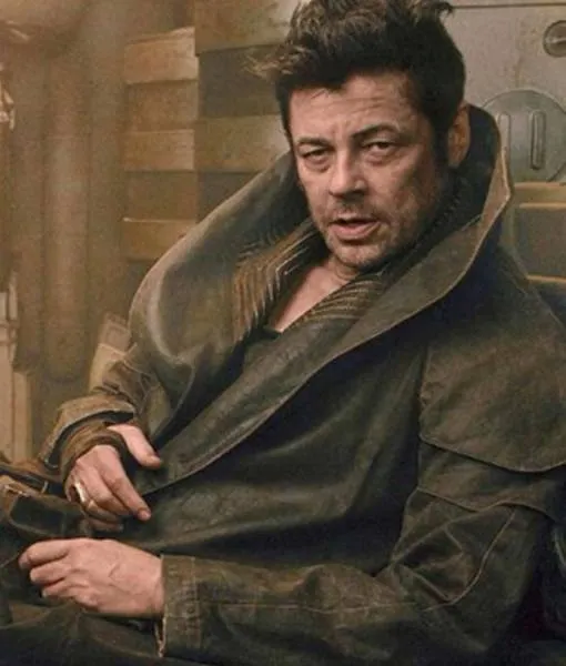 Star Wars Benicio Del Toro Trench Coat - Men's Coat