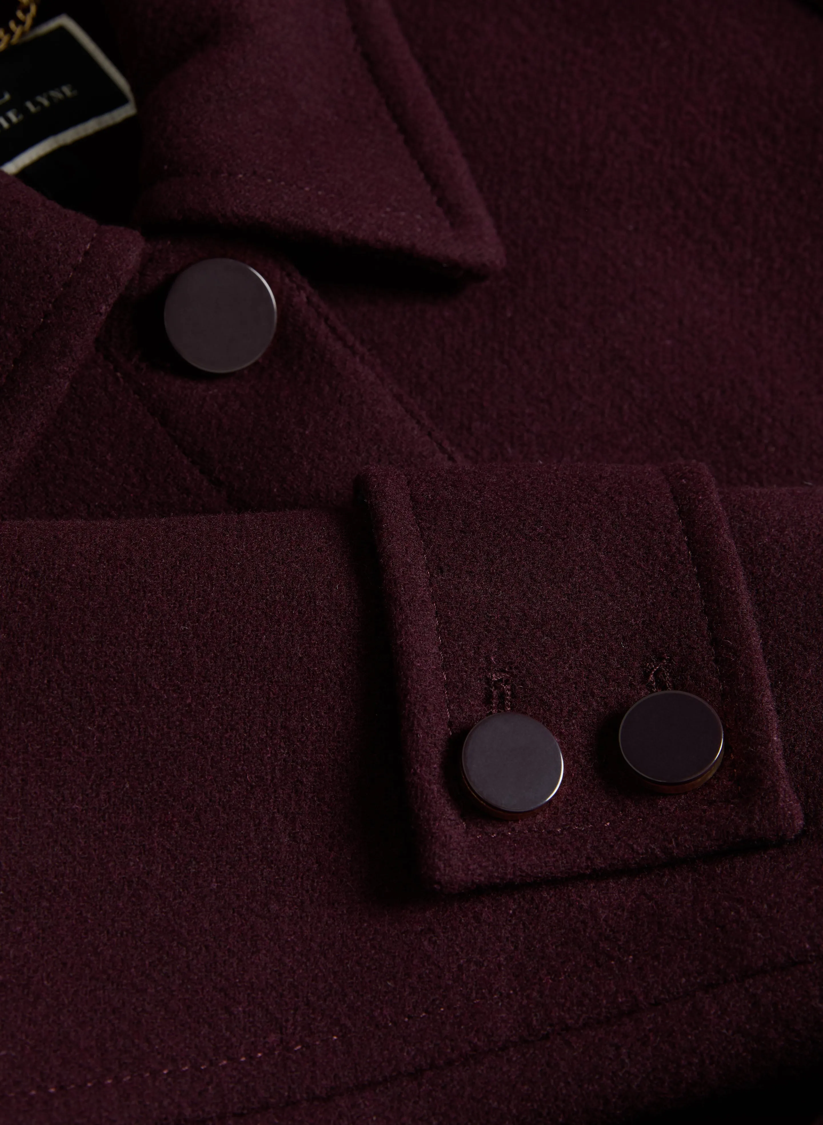 Stretch Wool-Blend Coat