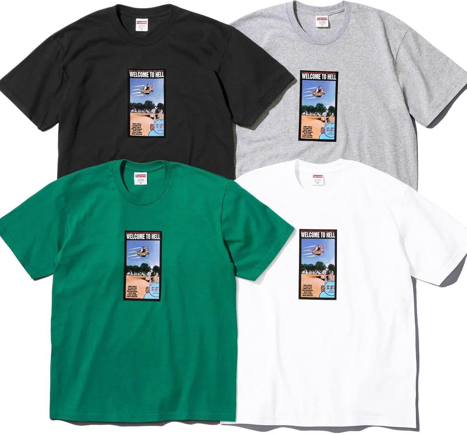 Supreme  |Unisex Street Style Collaboration Skater Style T-Shirts