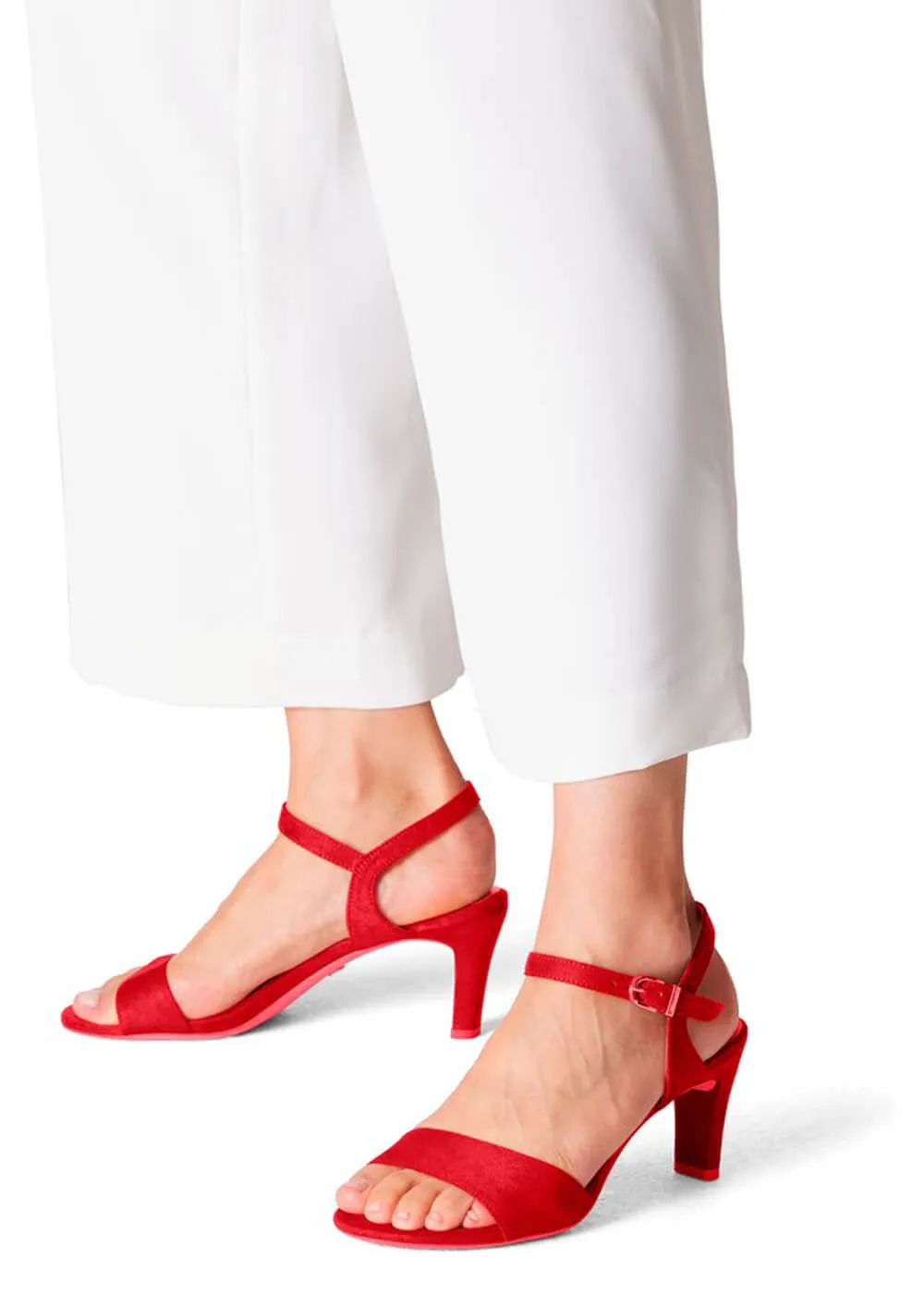 Tamaris Camila 50's Sandals Pumps Red