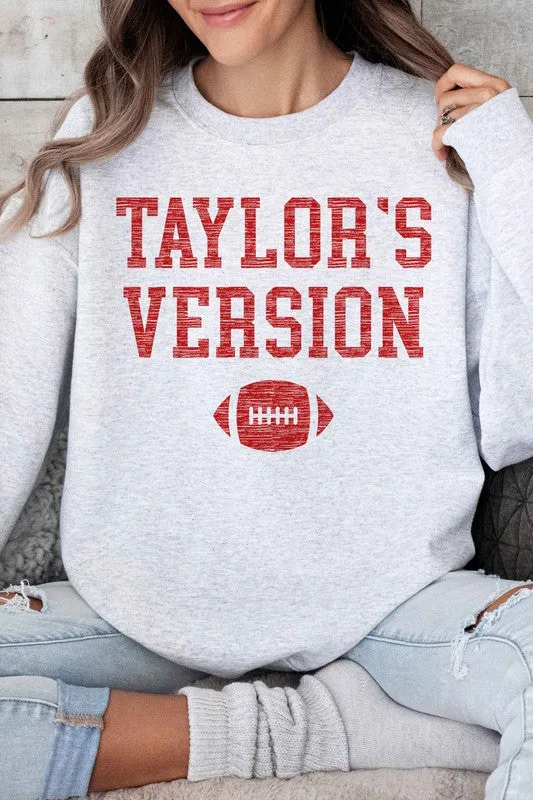 TAYLORS VERSION OVERSIZED GRAPHIC SWEATSHIRT